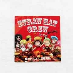 ONEPIECE menu コラボ 非売品ステッカー