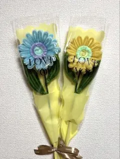 モールフラワー　ガーベラ　枯れないお花　ブルー　青