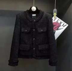 韓国系 ツイードジャケット