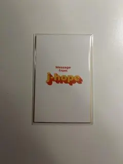 BTS JHOPE メッセージカード