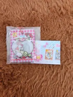 サンリオキャラクターズ　シャカシャカフレークシール風チャーム　マイメロディ