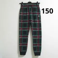 150 M チェック グリーン ジョーダン スウェット パンツ キッズ
