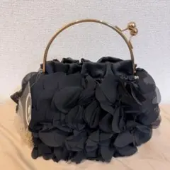 がま口フラワーパーティバッグ