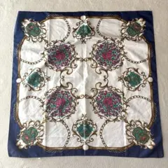 大判スカーフ　花柄