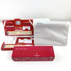 【新品未使用】マナラ ホットクレンジングゲル 200g サンプル　ポーチ