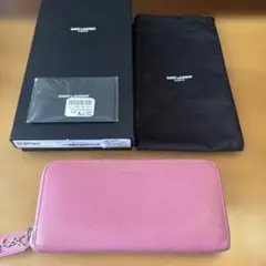 YSL ピンクレザー長財布のサムネイル
