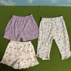 ボトムス 120㎝ 3枚セット キュロット