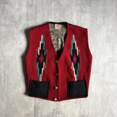 ヴィンテージ ナバホラグベスト ハンドメイド オルテガ チマヨベスト
