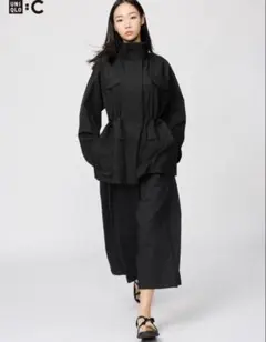 UNIQLO コットンキュロット XXLブラック 黒 ハーフパンツ ワイドパンツ