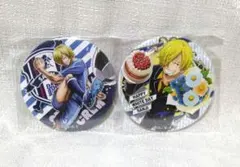 ワンピース 輩 缶バッジ サンジ 2点セット