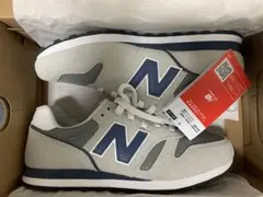 New Balance 373 スニーカー グレー/ネイビー