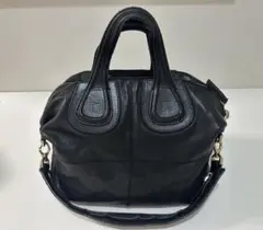 GIVENCHY ジバンシィ　ナイチンゲール　バッグ　ブラックゴールド　2WAY