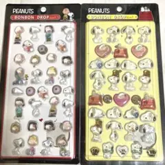 新品【2シートセット】大人気硬いぷっくりシール　立体　PEANUTS［S21］