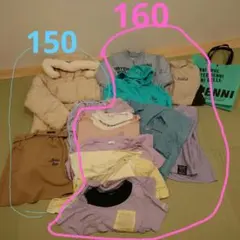 Jenni ファー付きダウンジャケット 150 まとめ売り2点以外160