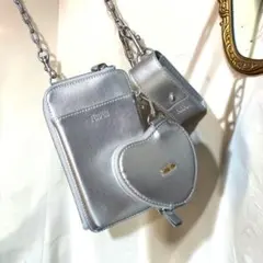 FURFUR 3SETマルチショルダー スマホショルダー アイボリー ホワイト 