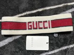 GUCCI ヘアバンド ホワイト レッドのサムネイル