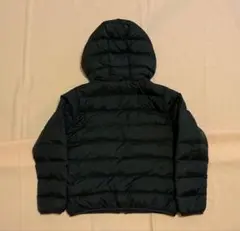 UNIQLO キッズ フード付きダウンジャケット ブラック