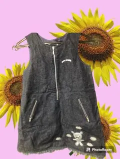 ポンポネット　ジャンパースカート