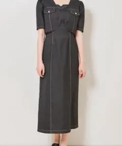 デニム ボレロ　キャミワンピース