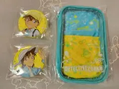 【新品】セガラッキーくじ 名探偵コナン 缶バッジ アクリルスタンドポーチ