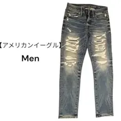 AMERICAN EAGLE スキニー アメリカンイーグル ダメージデニム 美品のサムネイル