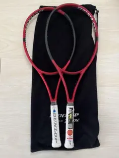 新品　ダンロップテニスラケット2本セットCX200LS ケース付き　硬式