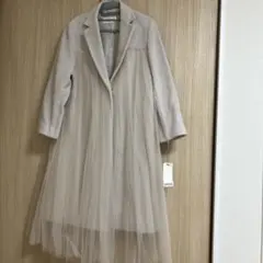 新品SNIDELベージュ テーラードロングコート