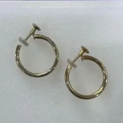 【訳あり】IRIS 47 ゴールドフープイヤリング S