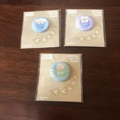 BT21 缶バッジ 3個セット　BTS