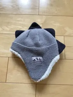 ベビーニット帽　恐竜