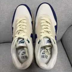 Nike Air Max 1 男女兼用 ホワイト/ネイビー 25cm