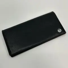 dunhill ダンヒル 長財布 本革 レザー ブラック ロゴ スクエア
