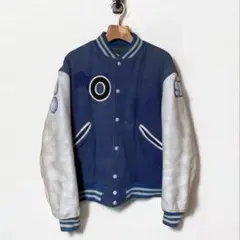 BUTWIN スタジャン 青 ウール・レザー 2025年最新】butwinの人気アイテム - メルカリ