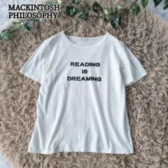 MACKINTOSH PHILOSOPHY 綿 ロゴTシャツ 日本製 白 Mのサムネイル