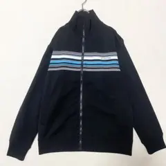 00s Da Hui ストライプジャケット M ブラック トラックジャケット