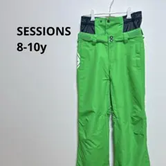 セッションズ　スノボウェア　キッズ　140 8-10Y グリーン　防寒　撥水