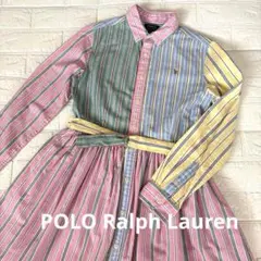 ラルフローレン キッズ マルチストライプ シャツワンサイズ14 （160）