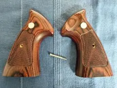 タナカワークス用 S&W Nフレーム オーバーサイズ 木製グリップ M29