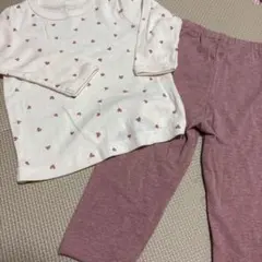 ✽美品✽ ベビーパジャマ ハート柄セット 80cm