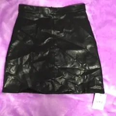 タイト スカート フェイクレザー