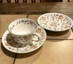 ノリタケ 花更紗 カップ&ソーサー2セット - メルカリ