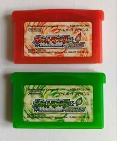 任天堂 GBA ポケットモンスター ファイアレッド/リーフグリーン/2個セット