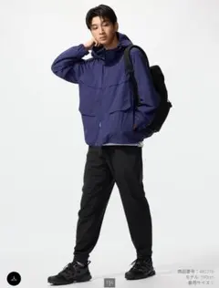 UNIQLO ウルトラストレッチアクティブジョガーパンツ 09BLACK