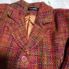 最終価格　レディース　色柄が素敵なジャケット　L　出品終了に