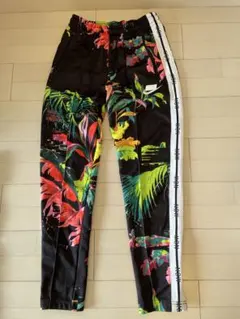 ナイキ NSW ボタニカル柄 ジャージ　パンツ XSブラック　総柄　花柄
