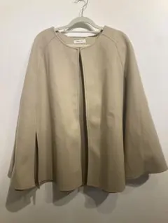 Fashion & Best ベージュ ポンチョ・ケープコート　薄手