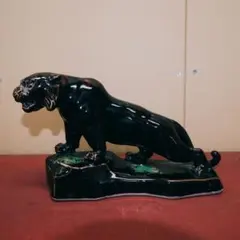Vintage ブラックパンサー 置物 陶器 50s 60s ミッドセンチュリー Vintage ブラックパンサー 置物 陶器 50s 60s ミッドセンチュリー