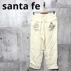 santa fe サンタフェ メンズ バック刺繍パンツ w32 オフホワイトのサムネイル