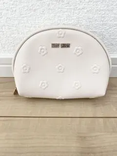 【値下げ中】MARY QUANT フラワーエンボス ポーチ