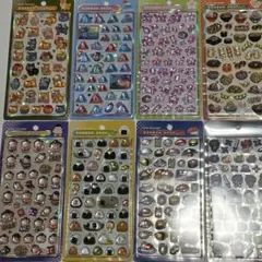 ボンボンドロップシール 和柄 8点 セット